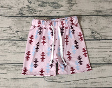 Load image into Gallery viewer, Baby Boys Light Brown Aztec String Shorts
