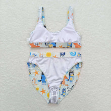 Load image into Gallery viewer, Adult Women Dog Family Starfish Top Bottom Swimsuits Sets
