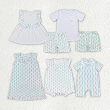 Load image into Gallery viewer, Baby Girls Boys Crabs Sibling Summer Clothes Sets
