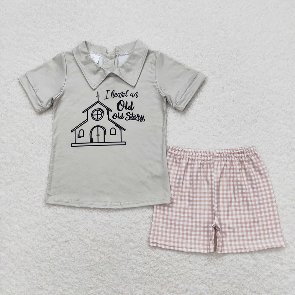 Baby Boys Old Story Tee Shirts Tops Shorts Clothes Sets