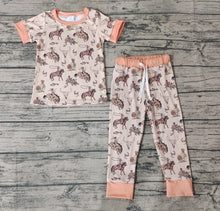 Load image into Gallery viewer, Baby Boys Rodeo Cow Skull Tee Shirt Pants Pajamas Clothes Sets
