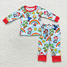 Load image into Gallery viewer, Baby Boys Rainbow Cartoon Long Sleeve Pajamas Clothes Sets
