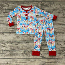 Load image into Gallery viewer, Baby Boys Christmas dog pajamas
