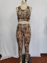 Load image into Gallery viewer, Adult Women Camo Leaves Vest Top Pants Yogo Sports Clothes Sets
