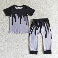 Load image into Gallery viewer, baby boys fall Halloween casual wear pants sets
