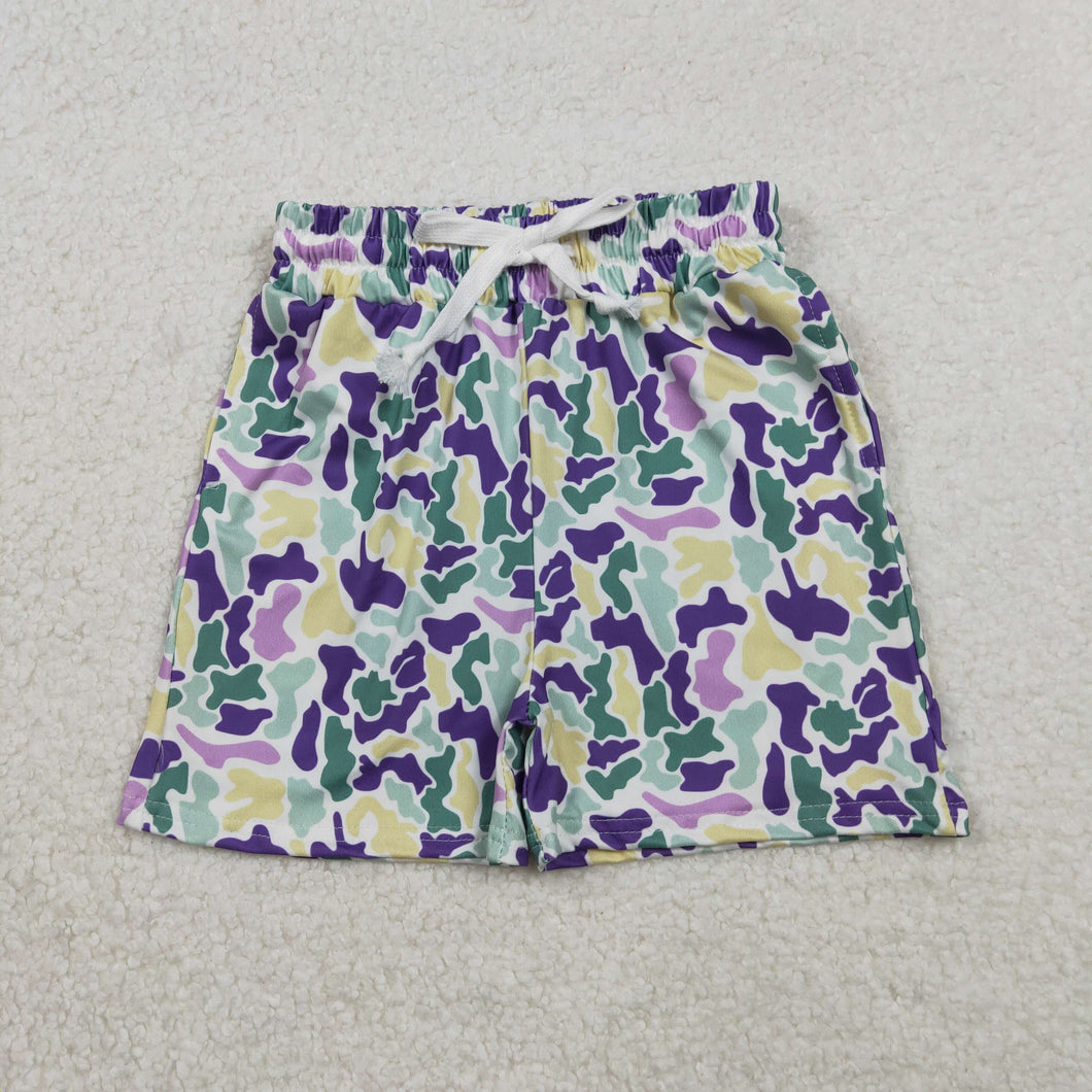 Baby Boys Mardigras Camo Pockets Shorts Bottom