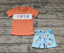 Load image into Gallery viewer, Baby Boys Dogs Short Sleeve Tee Shirt Summer Shorts Outfits Clothes Sets
