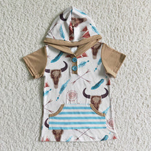 Load image into Gallery viewer, Baby boys western hoodie top
