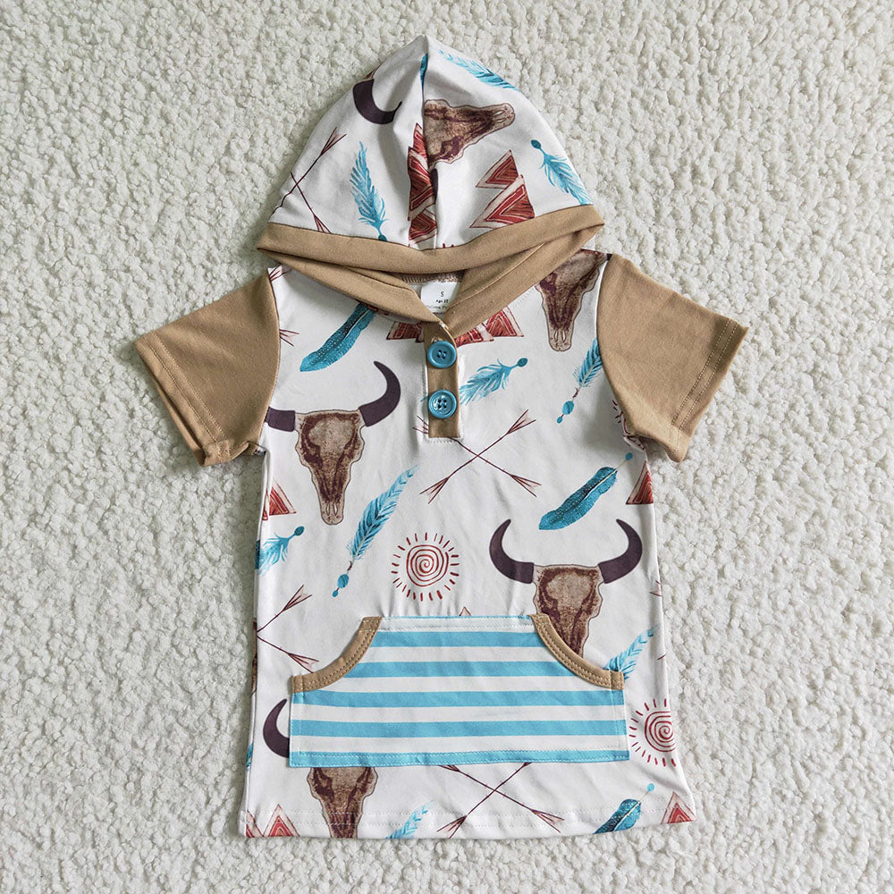 Baby boys western hoodie top