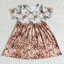 Load image into Gallery viewer, Baby girls summer deer dresses
