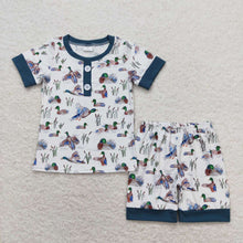 Load image into Gallery viewer, Baby Boys Girls Ducks Sibling Sister Brother Rompers Pajamas Clothes Sets
