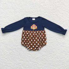 Load image into Gallery viewer, Baby Girls Thanksgiving Sibling Turkey Fall Clothes Sets

