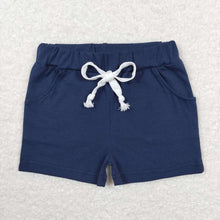 Load image into Gallery viewer, Baby Boys Summer Sibling Pockets Cotton Bottoms Shorts
