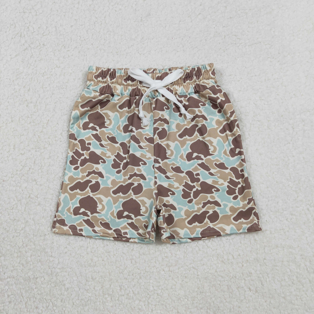Baby Boys Southern Green Camo Pockets Shorts Bottom