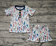 Load image into Gallery viewer, Baby Boys Fishing Short Sleeve Shirt Shorts Pajamas Clothes Sets
