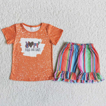 Load image into Gallery viewer, LOVE colorful Stripes Shorts sets
