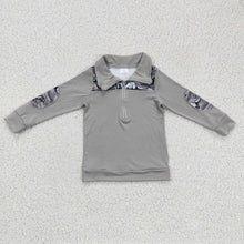 Load image into Gallery viewer, Baby Boys Dinosaur Grey pullovers Tops
