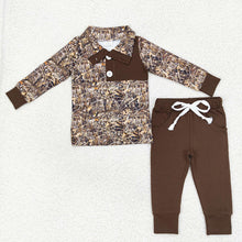 Load image into Gallery viewer, Baby Boys Fall Camo Grasses Pullovers Tops Shirt Pants Clothes Sets

