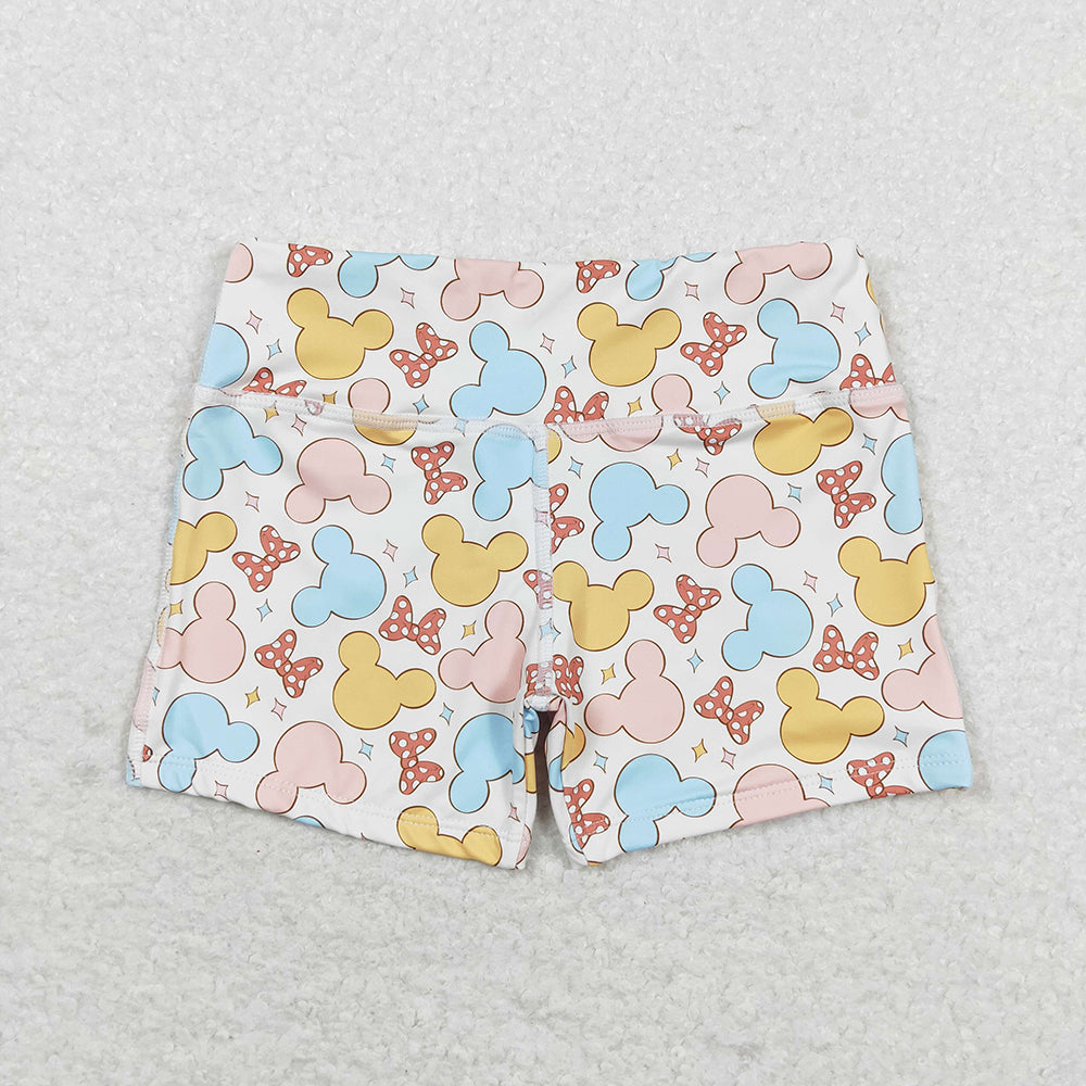 Baby Girls Cartoon Mouse Bows Biking Summer Bottoms Shorts