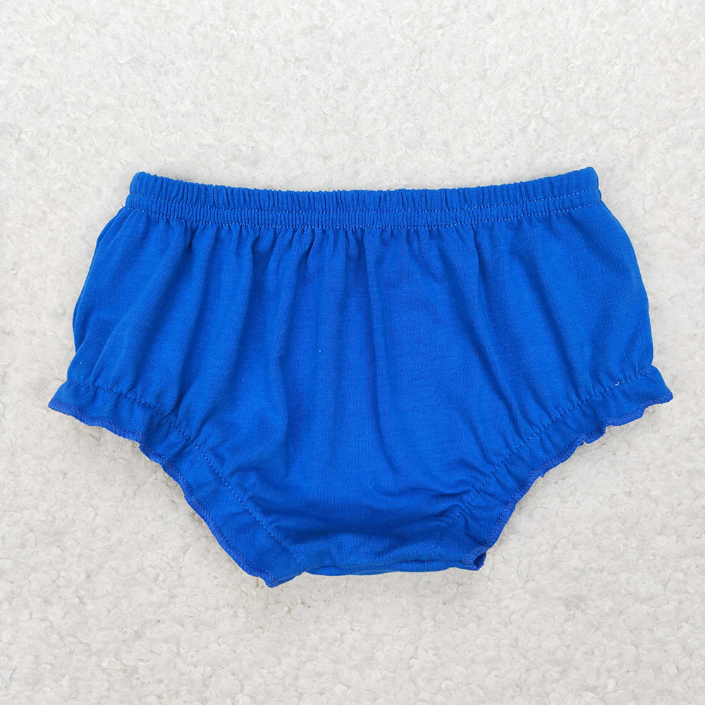 Baby Girls Blue Elastic Bummies Bottoms