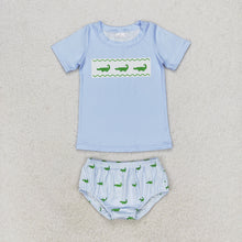 Load image into Gallery viewer, Baby Boys Crocodile Shirt Top Bummies Clothes Sets

