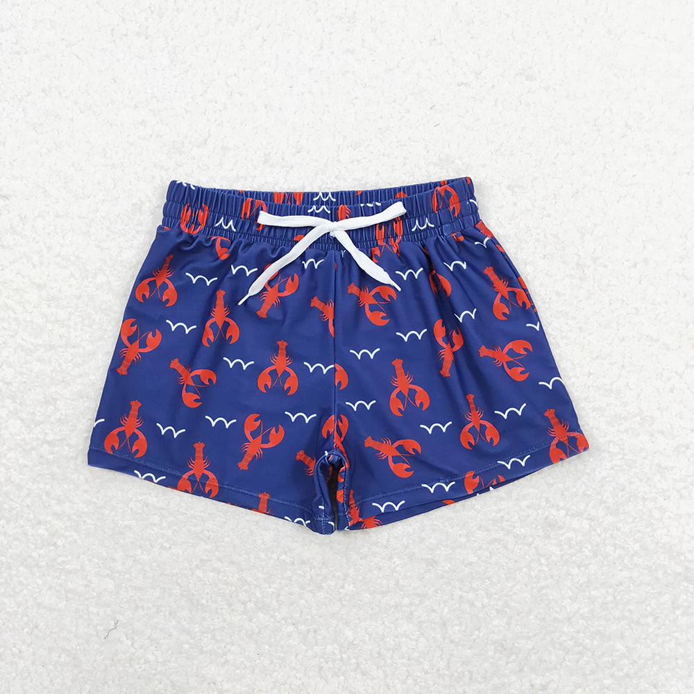 Baby Boys Summer Crawfish Trunks Swimsuits Swimwear
