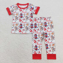 Load image into Gallery viewer, Baby Boys Dog Chips Shirt Pants Pajamas Clothes Sets
