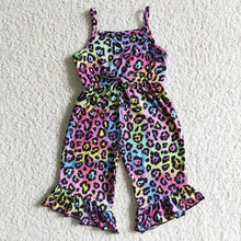 Load image into Gallery viewer, Sling colorful leopard soft romper
