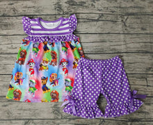 Load image into Gallery viewer, Baby girls dog cartoon summer shorts sets
