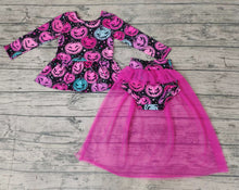 Load image into Gallery viewer, Baby Girls Halloween pumpkin tutu bummie skirts sets
