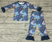 Load image into Gallery viewer, Baby girls halloween long sleeve pajamas clothing sets
