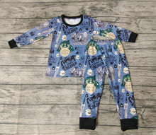 Load image into Gallery viewer, Baby kids halloween witch pajamas long sleeve pants clothes sets
