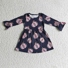 Load image into Gallery viewer, Baby Girls Pink Pumpkin Knee Length Dresses
