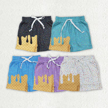 Load image into Gallery viewer, Sibling Baby Girls Ice Cream Drip Sprinkles Summer Shorts Bottoms
