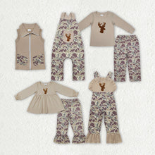 Load image into Gallery viewer, Sibling Girls Boys Deer Camo Hunting Rompers Clothes Sets
