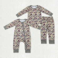 Load image into Gallery viewer, Baby Boys Camo Bamboo Pajamas Rompers Sibling Clothes Sets
