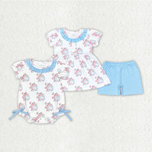 Load image into Gallery viewer, Baby Girls Bird House Sibling Rompers Clothes Sets
