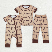 Load image into Gallery viewer, Baby Boys Camo Duck Call Sibling Brother Bamboo Pajamas Clothes Sets

