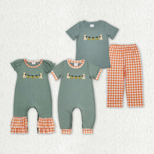 Load image into Gallery viewer, Sibling Baby Boys Halloween Dogs Pumpkin Rompers Clothes Sets
