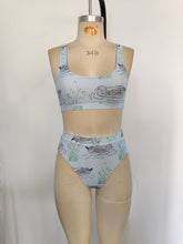 Load image into Gallery viewer, Adult Women Mallard Ducks Top Bottom Swimsuits Sets
