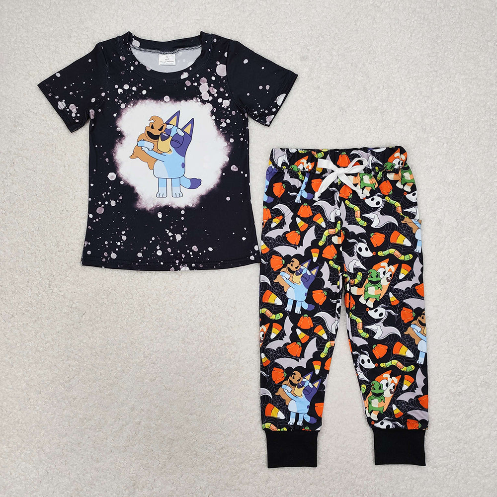Baby Boys Halloween Dog Shirt Pants Clothes Sets