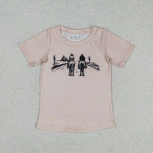 Load image into Gallery viewer, Baby Boys Short Sleeve Cowboys Cactus Tee Shirts Tops
