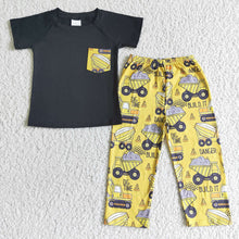 Load image into Gallery viewer, Baby boys danger pocket pants clothes
