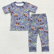 Load image into Gallery viewer, Baby Boys Truck pants pajamas clothing sets
