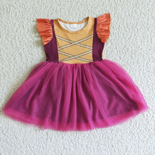 Load image into Gallery viewer, Baby girls Halloween witch tutu dresses 3
