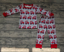 Load image into Gallery viewer, Baby Boys Valentines Tractor Tee Shirts Pants Pajamas Clothes Sets
