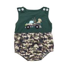 Load image into Gallery viewer, Baby Boys Summer Hunting Camo Rompers

