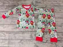 Load image into Gallery viewer, Baby Boys Christmas Cow Pajamas clothes sets
