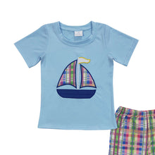 Load image into Gallery viewer, Baby Boys Summer Boats shorts Clothes Sets
