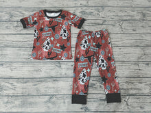 Load image into Gallery viewer, Baby Boys Western Cow Brown Pajamas sets
